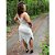 Vestido de Renda Branco com Fundo Nude - Imagem 2