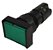 LU002/15 BOTÃO 16MM RETANGULAR FACEADO IMPULSO 2NA+2NF VERDE 11600215 SCHMERSAL - Imagem 1