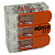 221-413 CONECTOR DE ALAVANCA EMENDA 4MM 3 VIAS 32A 450V WAGO - Imagem 1