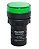 SNA-24VD SINALEIRO LED 22MM 24VCA/VCC VERDE MONOBLOCO ALTRONIC - Imagem 1