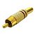 Conector rca dourado 4mm hyx 215 - Imagem 1