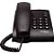 Telefone com fio intelbras preto pleno - Imagem 1