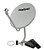 Kit antena + receptor intelbras banda ku sat800 - Imagem 1