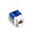 Keystone bluecom cat.5e jack - branco - Imagem 15