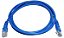 Patch cord cat.6e utp - 1,0m azul intelbras. - Imagem 1