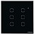 Automacao interruptor inteligente zigbee intelbras eiz 1006 touch preto - Imagem 1