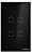 Automacao interruptor inteligente zigbee intelbras eiz 1004s touch preto - Imagem 1