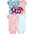 Kit com 5 bodies com coelhos - Imagem 1
