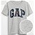 CAMISETA CINZA "GAP Original" AZUL. - Imagem 1