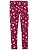 Calça leggings vermelha floral com borboletas. Carters - Imagem 1