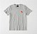 Camiseta cinza gola V. Abercrombie - Imagem 1