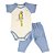 Conjunto body manga curta e calça - Imagem 1
