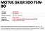 MOTUL GEAR 300 75W90 GL-5 1 Litro - Lubrificante para caixas e diferenciais - Imagem 2