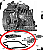 Filtro de Transmissão Automática com Junta 09G TF-60SN Hengst EG848H D338 - Audi VW 09G325429A - Imagem 4