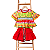 Conjunto Manuela Blusa e Short Infantil Feminino - Salada de Frutas - Imagem 3