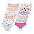 Calcinha Infantil Menina Kit 12 Peças Básico Estampado DCP Kids - Imagem 1