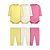 Kit 6 Peças Body Bebê e Calça Mijão Manga Longa DCP Kids Liso Algodão Feminino - Imagem 1