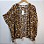Kimono Londres Animal Print manga mais curta - Imagem 4