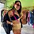 kimono paetê preto - Imagem 1