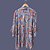 Kimono Madrid Floresta Azul - Imagem 2