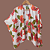 Kimono Londres off e flores laranja - Imagem 2