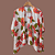 Kimono Londres off e flores laranja - Imagem 4