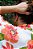 Kimono Tóquio off flores laranja - Imagem 7