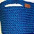 Bolsa em fio náutico azul - Imagem 4