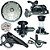 KIT 13VEL 1X13 ALAV+CAMB TRAS+CORRENTE+CASSETE 11/50+PEDIVELA+CUBO - Imagem 1