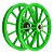 JG. DE RODA NYLON ARO 16 VERDE S/EIXO - Imagem 1