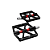 PEDAL 9/16 PLATAF AL. PTO/DT-VERM. DU+ROL 367G 10325 - Imagem 1