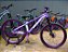 KIT BIC. 26 PRE-MONT. FREERIDE GRAVITY ROXO/BCO HIDRAULICO - Imagem 1