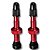VALVULA P/ TUBELESS PRESTA 45MM PCT-2-PCS. VERM - Imagem 1