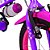 BICICLETA ARO 16 FEM ROXO/ROSA PURPLE FLOWER NA CAIXA 12107 - Imagem 4