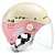 CAPACETE DE SCOOTER BEGE/ROSA T-G C/VISEIRA - Imagem 1