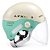 CAPACETE DE SCOOTER BEGE/VERDE T-G C/VISEIRA - Imagem 1