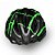 CAPACETE MTB RSC PODIUM VISE+REG PTO/VERD - Imagem 1