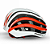 CAPACETE MTB/SPEED BCO/VERM FSC TAM-M S/VISEIRA - Imagem 2