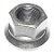 PORCA+ARRUELA ACOPL. CROM.TRAS/DIANT 100-PCS - Imagem 1