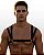 Arreio Harness Masculino de busto peitoral elastico modelo cruzado - Imagem 1