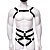Arreio harness conjunto figurino masculino harness de busto e tanga garter - Imagem 1