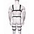 Arreio body harness figurino masculino corpo inteiro ligas elastico - Imagem 5