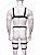 Arreio body harness figurino masculino corpo inteiro ligas elastico - Imagem 3