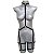 Body harness regulavel tiras finas lingerie coxa cinta liga - Imagem 2