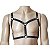 Arreio Harness masculino em elastico regulavel busto - Imagem 6