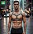 Arreio Harness masculino em elastico regulavel busto - Imagem 3