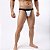 Cueca jockstrap sexy suporte atletico com faixa aberta Branca - Imagem 2