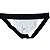 Cueca jockstrap sexy suporte atletico com faixa aberta Branca - Imagem 1