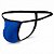 Cueca jockstrap fio dental tecido respiravel forrada Azul BIC - Imagem 3