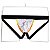 Cueca jockstrap suporte atletico com faixa aberta estampa orgulho pride - Imagem 3